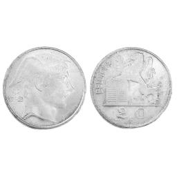 *20 Francs 1949-1955 - Type Mercure (Prince Charles - Baudouin I)