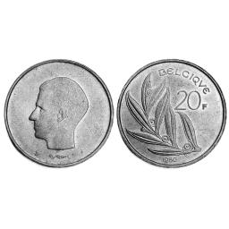 *20 Francs 1980-1993 - Type Elstrøm (Baudouin 1er)