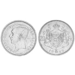 *20 frank 1933-1934 (Albert 1er)