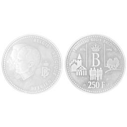 +250 francs 1996 - 20 ème anniversaire de la fondation Roi Baudouin (Albert II)