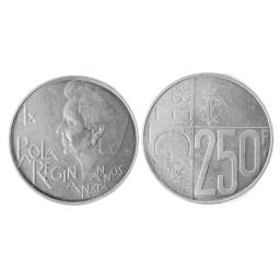 +250 francs 1997 - 60 ème anniversaire de la Reine Paola (Albert II)