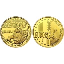 N 5000 Francs 1999 - 400e anniversaire de la joyeuse entrée d'Albert et Isabelle (Albert II)