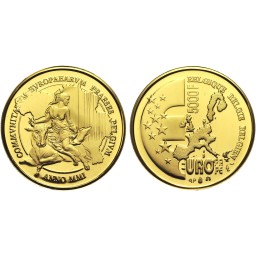 N 5000 Francs 2001 - Présidence Belge de l'Union Européenne (Albert II)