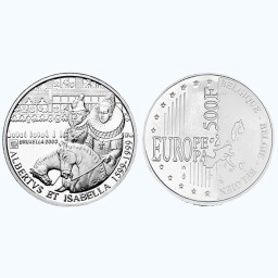 500 Francs 1999 - Bruxelles, Ville Européenne de la culture de l'an 2000 (Albert II)