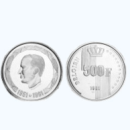 500 Franken 1991 - 40ème anniversaire du règne du Roi Baudouin 1er (Baudouin 1er)